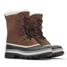 Sorel Winter Boots Caribou (Nubuck leather, waterproof) dark brown Men